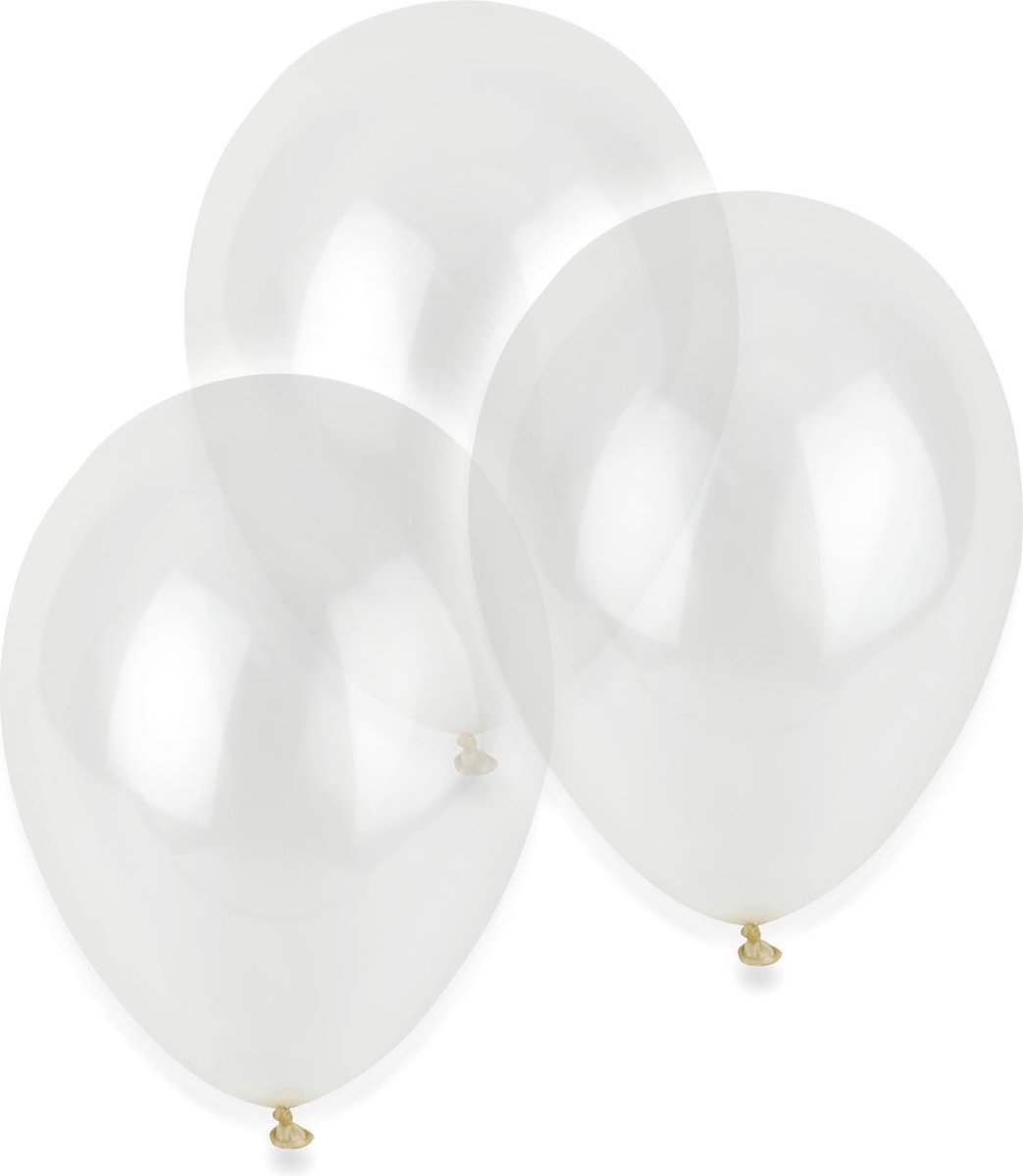 GLOBOLANDIA - Set van 12 doorschijnende ballonnen - Decoratie > Ballonnen